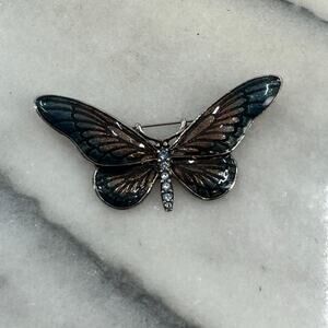 Butterfly silver pIn